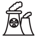 Nuclear power plant icon