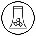 Nuclear power plant icon