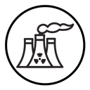 Nuclear power plant icon