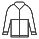 Nylon jacket icon
