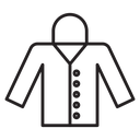 Nylon jacket icon