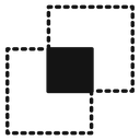 Object intersect 4 icon