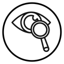 Oculist Black Outline icon