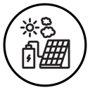 Off the Grid Black Outline icon