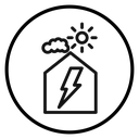 Off the Grid Black Outline icon