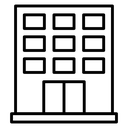 Office buildings icon