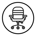 Office chair icon