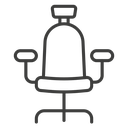 Office chair icon