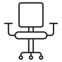 Office chair icon