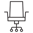 Office chair icon