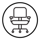 Office chair icon