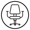 Office chair icon