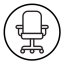 Office chair icon