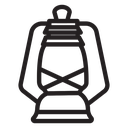 Oil lantern icon