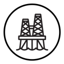 Oil platform icon