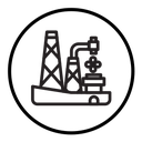 Oil platform icon
