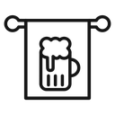 Oktoberfest Black Outline icon