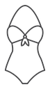 One Piece Swimsuit Bow icon