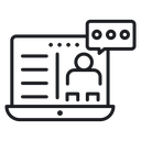 Online consulting 2 icon
