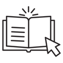 Online library icon
