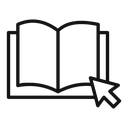 Online library icon