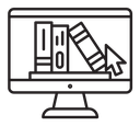 Online library icon