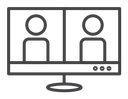 Online meeting icon