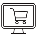 Online shopping icon
