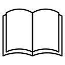Open Book Blank Pages icon
