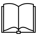 Open Book Bookmark icon