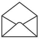 Open envelope icon