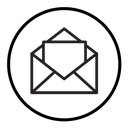 Open envelope icon