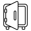 Open Safe Vault Door icon