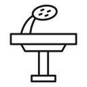 Operating table icon