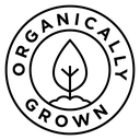 Organically Grown Black Outline icon