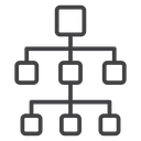 Organization chart icon