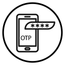 Otp sms password icon