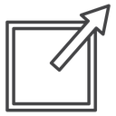 Outbound Link Arrow icon