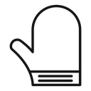 Oven glove icon