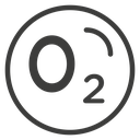 Oxygen O2 icon