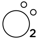 Oxygen O2 icon