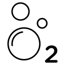 Oxygen O2 icon
