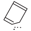 Packet soluble powder icon