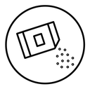 Packet soluble powder icon