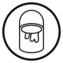 Paint bucket (2) icon