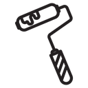 Paint roller icon