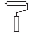Paint roller icon