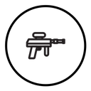 Paintball gun icon