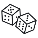 Pair of dice icon