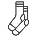 Pair of socks icon